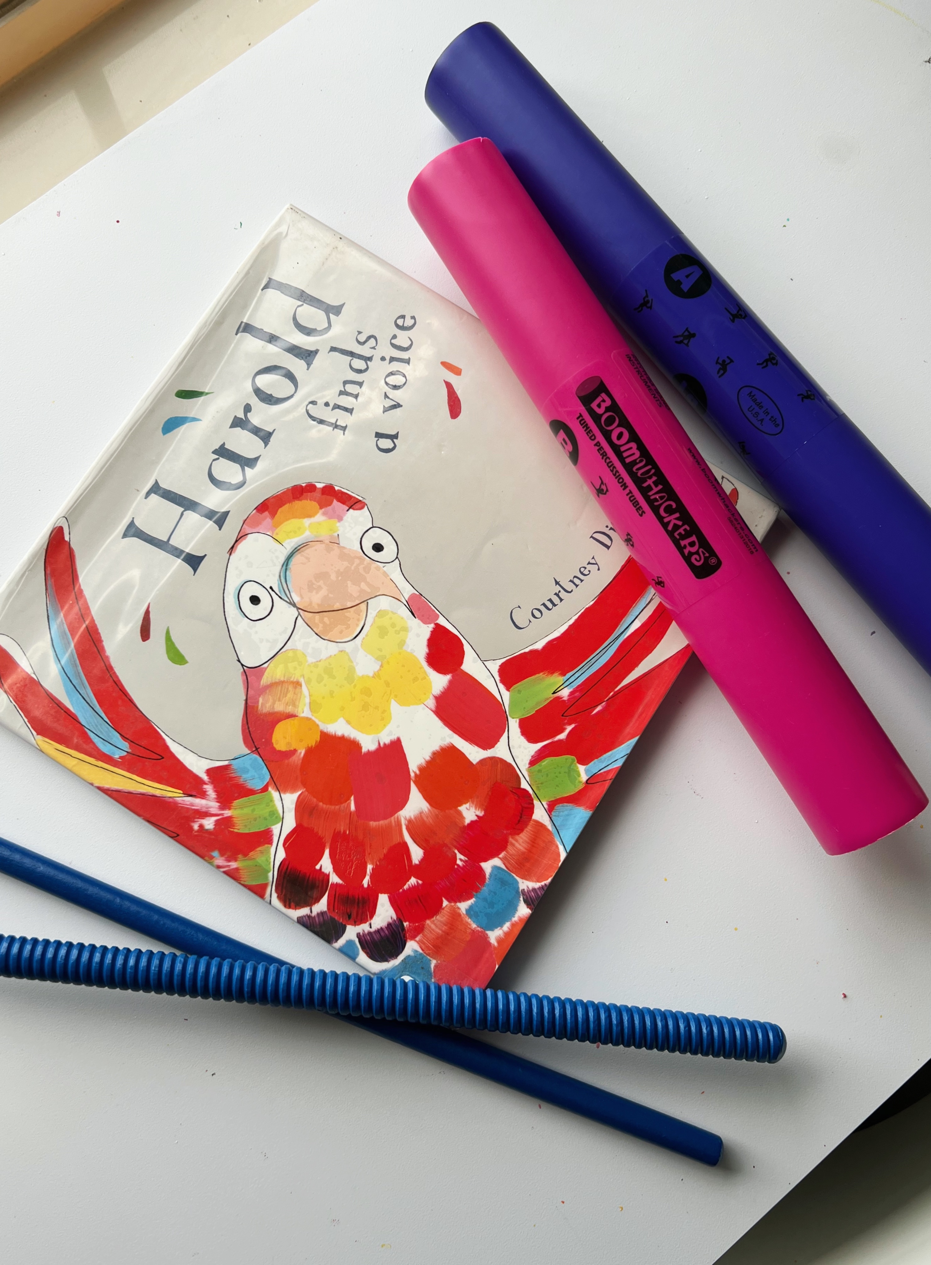 Harold Finds a Voice by Courtney Dicmas - homeschool music unit study activities