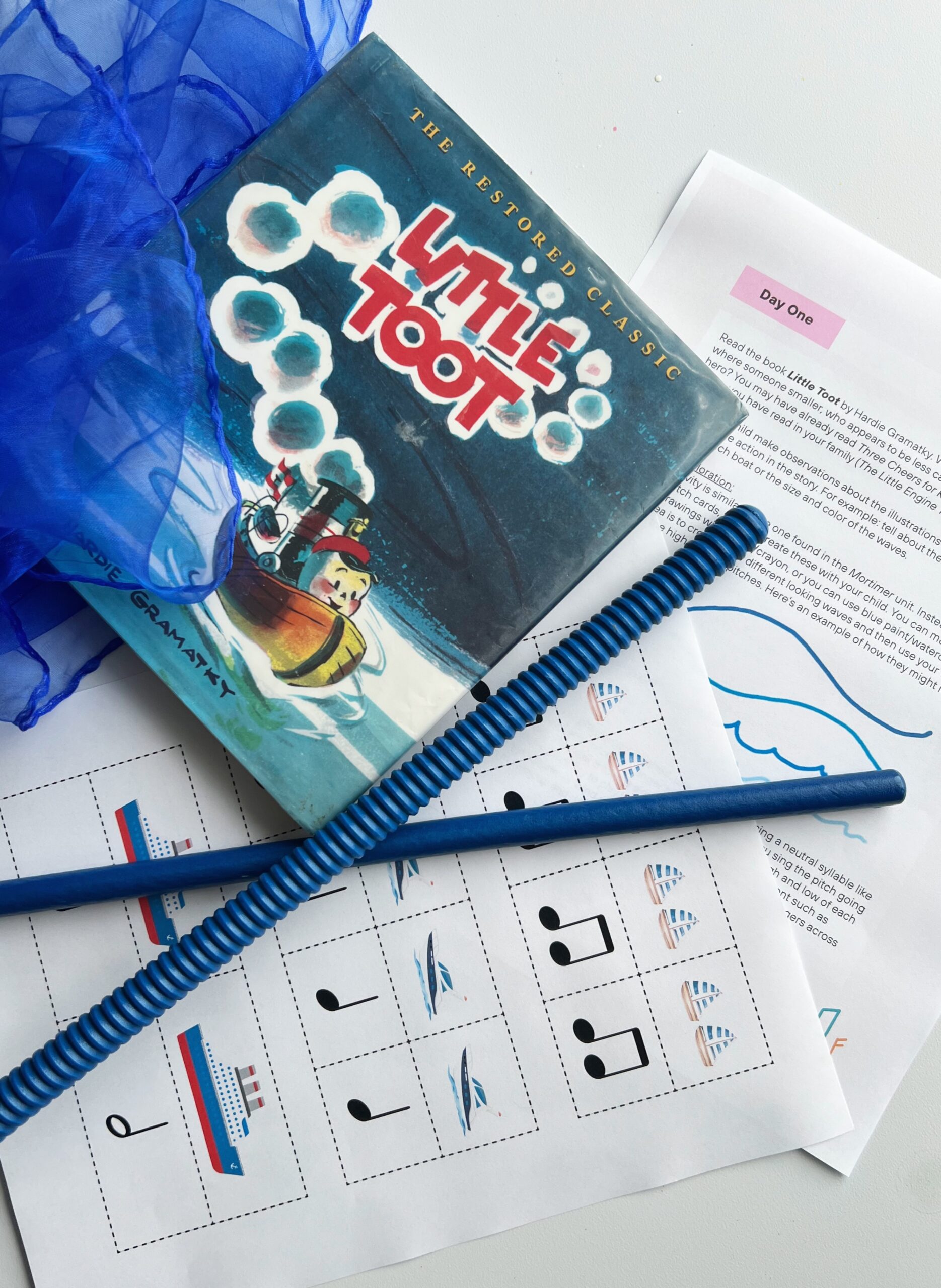 Little Toot by Hardie Gramatky - homeschool music unit study activities