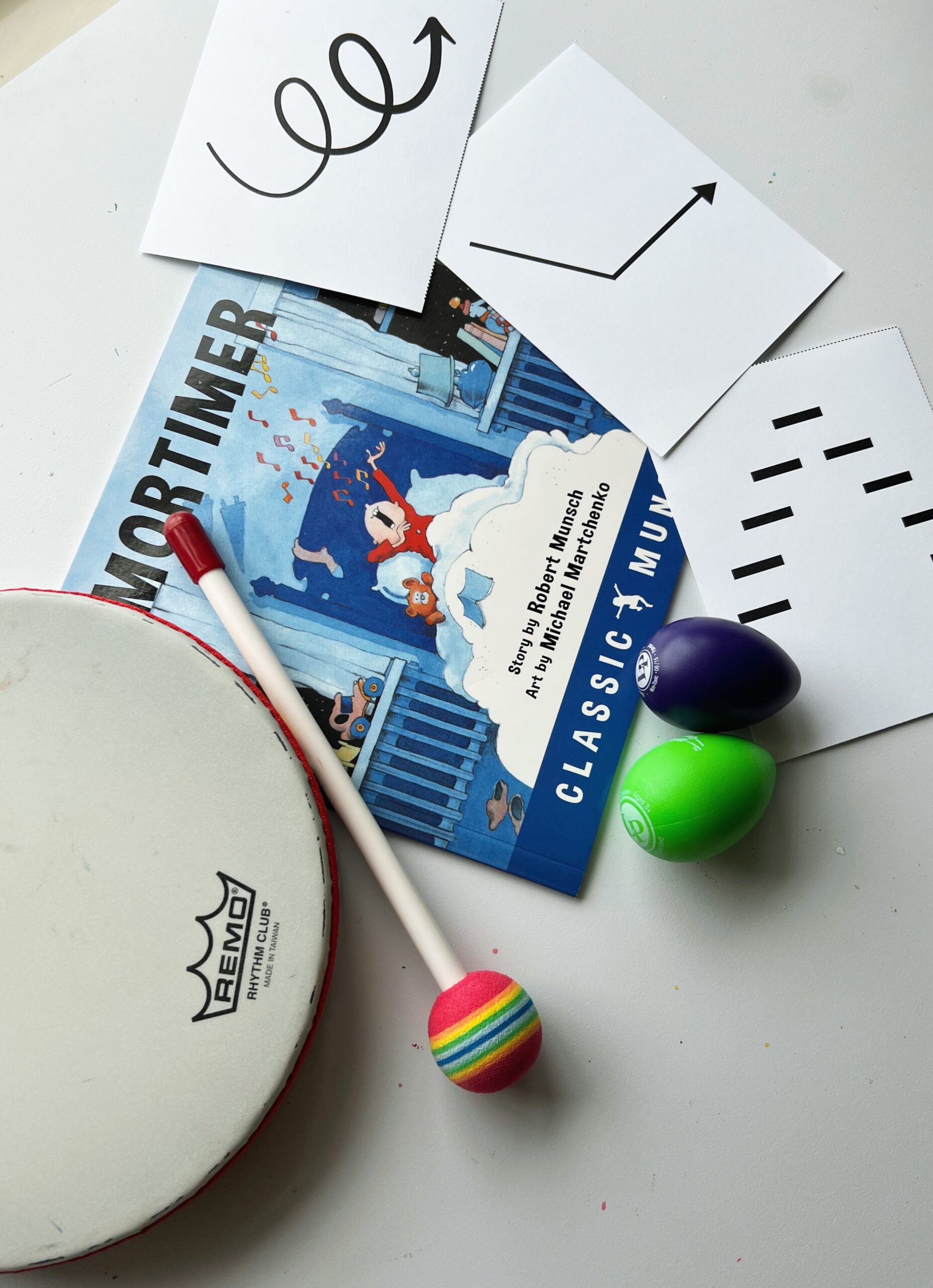 Mortimer by Robert Munsch - homeschool music unit study activities