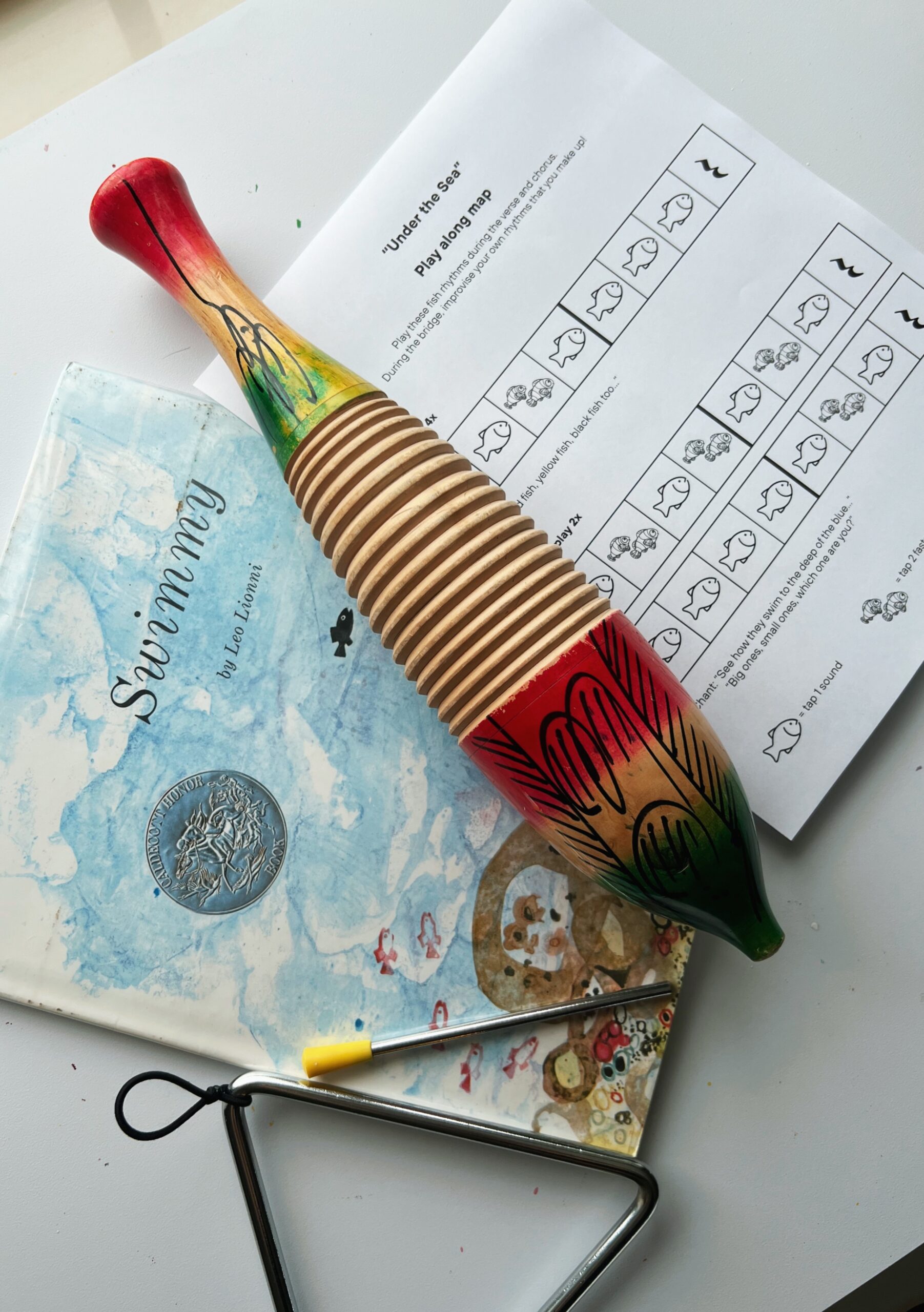 Swimmy by Leo Lionni - homeschool music unit study activities