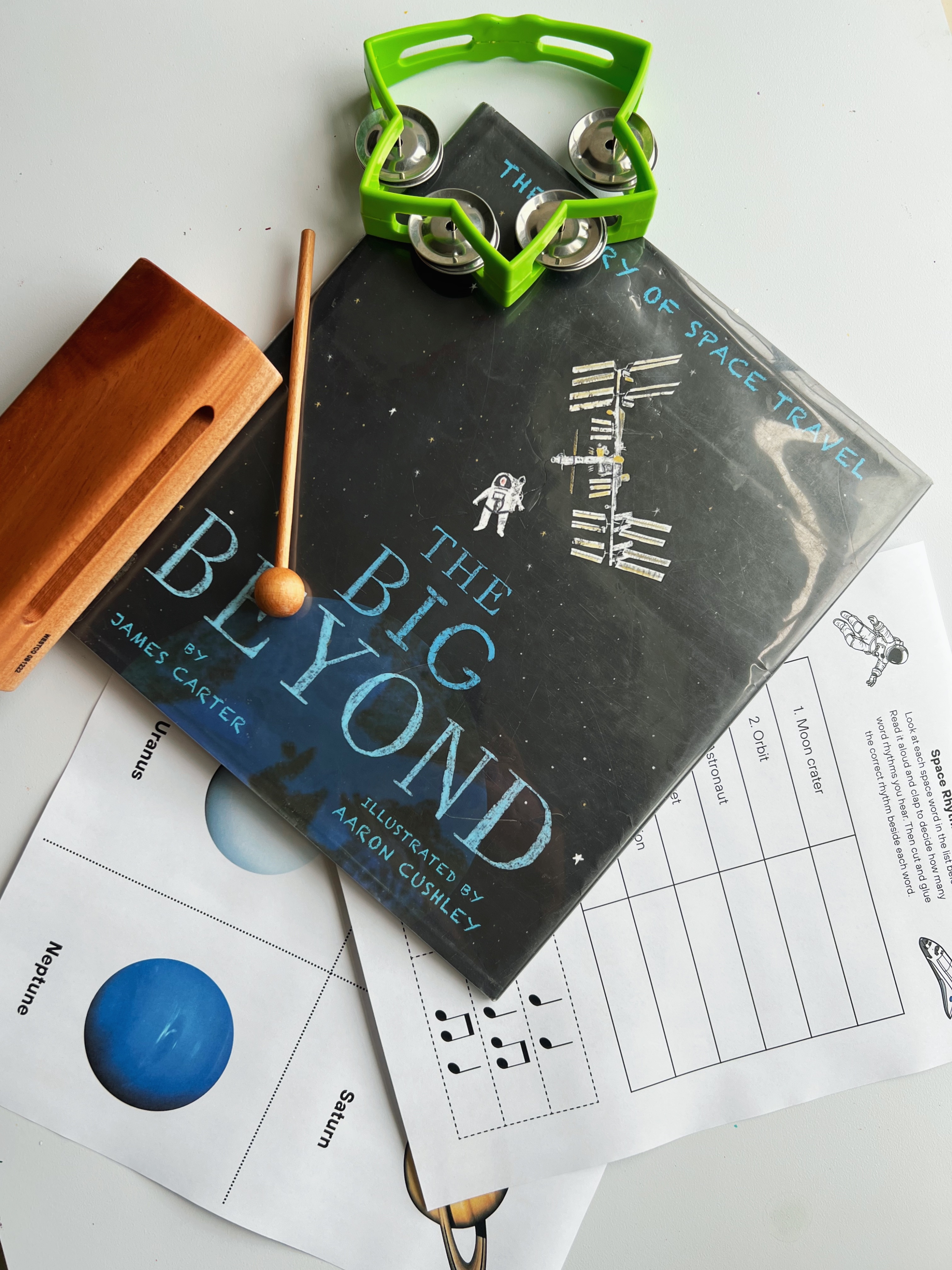 The Big Beyond by James Carter - homeschool music unit study activities