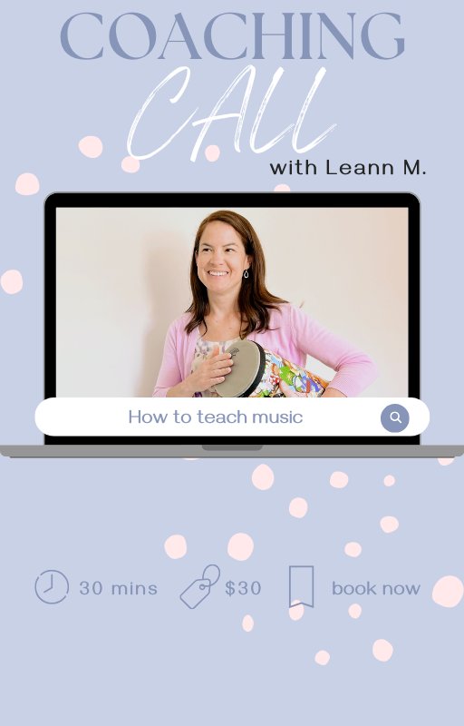 Book a coaching call with Leann — Morning Basket Music
