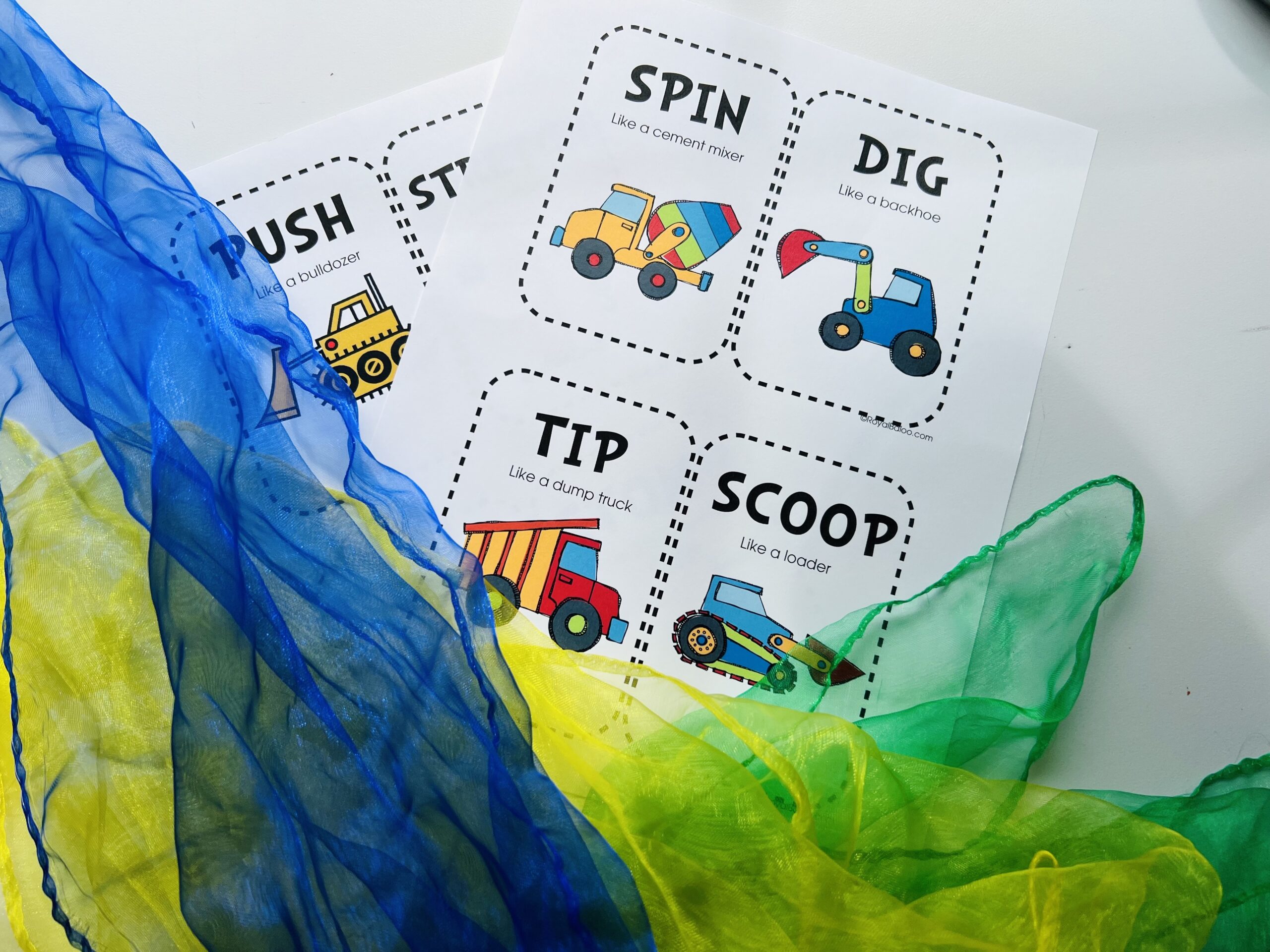 Creative movement music activity for young children